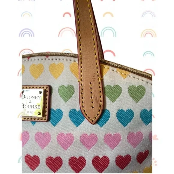 Dooney & Bourke Colorful Heart Satchel - Picture 5 of 10